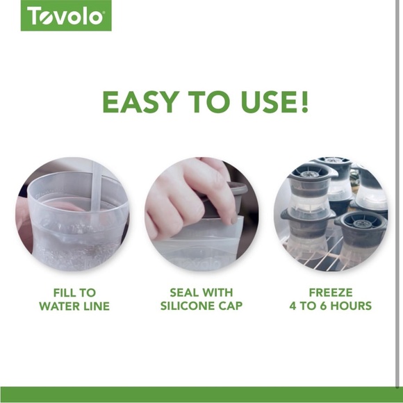 Tovolo Golf Ball Shaped Ice Molds, Assorted Set of 3..(NWT) - Picture 5 of 6